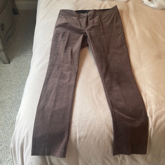 LOFT Pants - Loft velvet brown 6P Marisa Skinny Pant